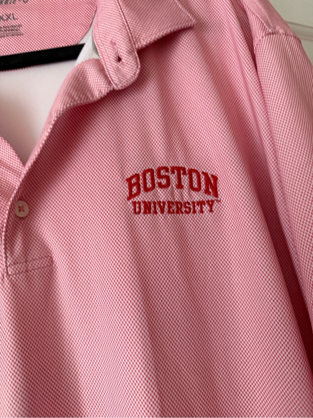 johnnie-O Men's Boston University Polo Red White XXL - Picture 3 of 4